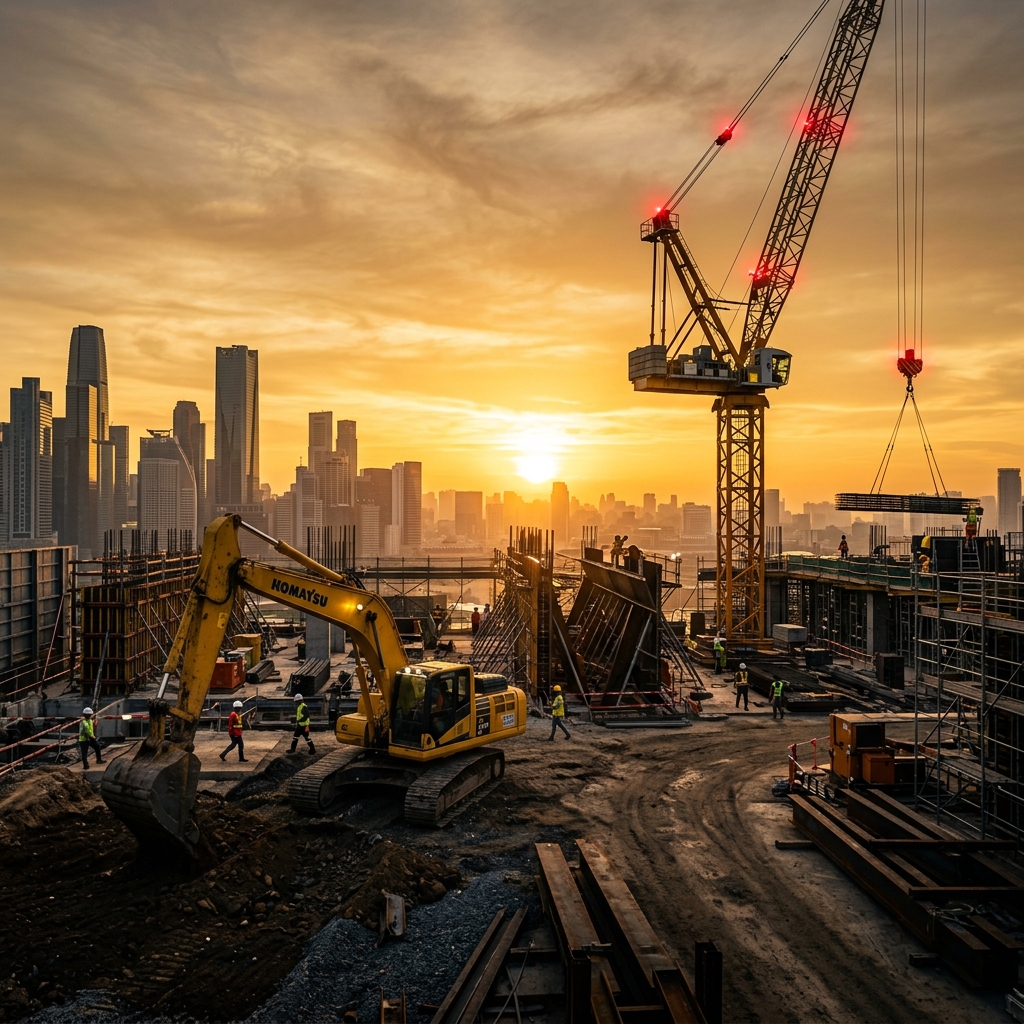 Heavy Machinery Background
